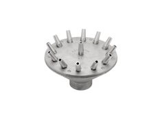 Crown Fixed Danube chrome 2½", 1*8mm + 12*8mm
