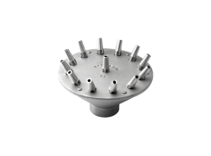Crown Fixed Seine chrome 2½", 1*8mm + 12*8mm